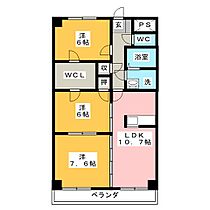 アゼリア阿古曽  ｜ 三重県鈴鹿市阿古曽町（賃貸マンション3LDK・1階・68.00㎡） その2