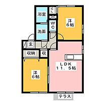 Ｋｉｉｔｏｓ　Ｂ棟  ｜ 三重県鈴鹿市安塚町（賃貸アパート2LDK・2階・53.76㎡） その2