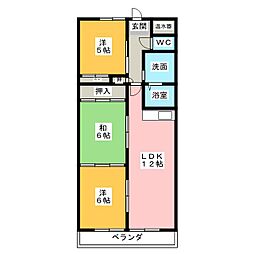 ボヌール 3LDKの間取図画像