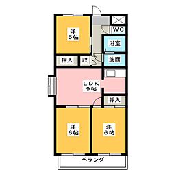グラン・パ・ライズ 3LDKの間取図画像