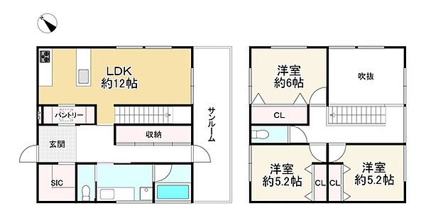 間取りを拡大表示