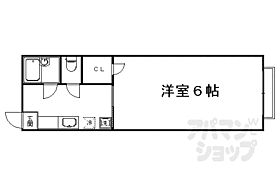 京都府京都市右京区龍安寺池ノ下町（賃貸アパート1K・2階・18.72㎡） その2