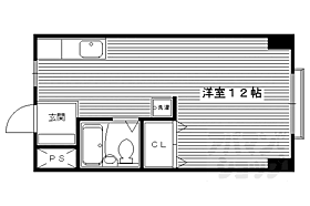 コーポ御前 306 ｜ 京都府京都市下京区西七条赤社町（賃貸アパート1R・3階・25.00㎡） その2