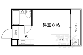 京都府京都市右京区西院三蔵町（賃貸マンション1K・4階・16.20㎡） その2