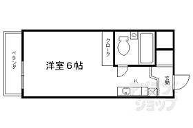 京都府京都市右京区西院西高田町（賃貸マンション1K・4階・14.82㎡） その2