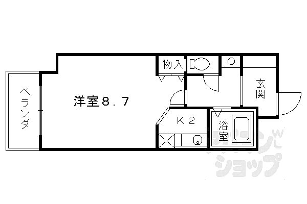 コンシェルジュ京都駅前 301｜京都府京都市南区東九条南山王町(賃貸マンション1K・3階・25.08㎡)の写真 その2