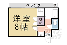 京都府京都市右京区嵯峨野開町（賃貸アパート1R・1階・21.00㎡） その2