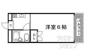 福井マンション 201 ｜ 京都府向日市寺戸町小佃（賃貸マンション1K・2階・18.99㎡） その2