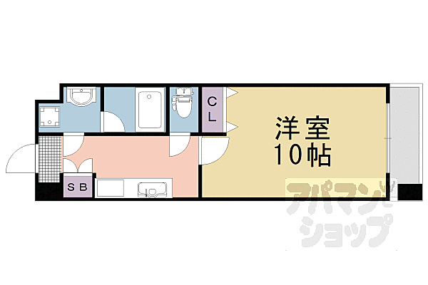 プラネシア星の子山科三条 303｜京都府京都市山科区竹鼻堂ノ前町(賃貸マンション1K・3階・30.30㎡)の写真 その2