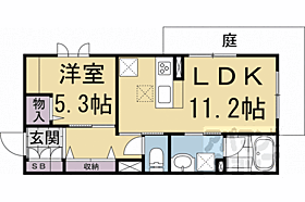 京都府京都市右京区嵯峨天龍寺若宮町（賃貸マンション1LDK・1階・43.58㎡） その2