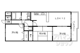 京都府京都市伏見区深草兜山町（賃貸マンション3LDK・2階・65.80㎡） その2