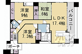 アンビエント京都駅前 1107 ｜ 京都府京都市下京区北不動堂町（賃貸マンション3LDK・11階・90.48㎡） その2