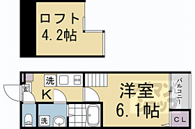 Ｔ－Ｒｅｓｉｄｅｎｃｅ　4 202 ｜ 京都府京都市山科区日ノ岡石塚町（賃貸アパート1R・2階・20.10㎡） その2