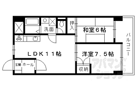 京都府京都市伏見区下鳥羽南柳長町（賃貸マンション2LDK・4階・50.40㎡） その2