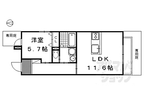 京都府京都市中京区壬生神明町（賃貸マンション1LDK・1階・45.68㎡） その2