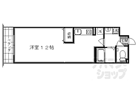 京都府京都市中京区西ノ京銅駝町（賃貸マンション1K・3階・30.65㎡） その2