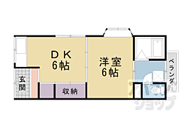 ハイツ長徳 101 ｜ 京都府長岡京市開田3丁目（賃貸アパート1DK・1階・33.10㎡） その2