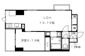 ｓａｗａｒａｂｉ　ｐａｒｋ　ｈｏｕｓｅ 803 ｜ 京都府京都市下京区郷之町（賃貸マンション1LDK・8階・47.26㎡） その2