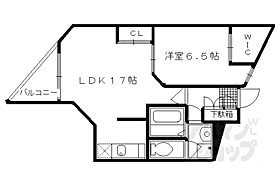 ＰＡＲＫ　ＨＩＬＬＳ　ＯＹＡＫＥ 102W ｜ 京都府京都市山科区大宅五反畑町（賃貸マンション1LDK・1階・52.10㎡） その2