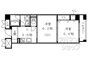 パインフィールド洛東 320 ｜ 京都府京都市山科区東野片下リ町（賃貸マンション2K・3階・37.34㎡） その2