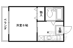 京都府京都市右京区常盤村ノ内町（賃貸マンション1K・5階・17.00㎡） その2