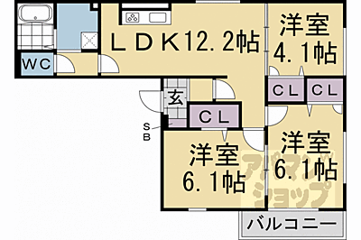 間取り：間取