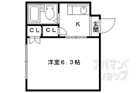 京都府京都市右京区太秦藤ケ森町（賃貸マンション1K・1階・19.00㎡） その2