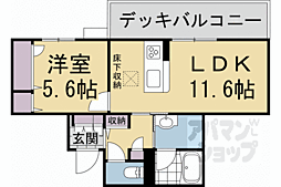 クオレール はな 1LDKの間取図画像