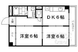 間取図画像 2DK