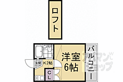 山科第15マンション 2階/204