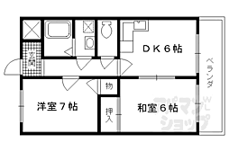 間取図画像 2DK