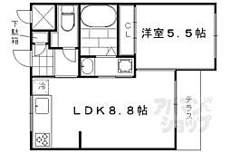 エリタージュ・椥辻 1階
