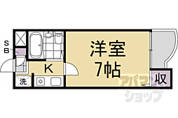 エルシティ大塚A 1Kの間取図画像