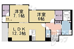 シャーメゾン三条東山 2階/201