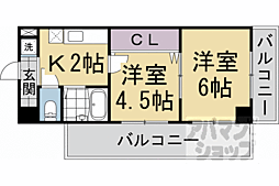 間取図画像 2K