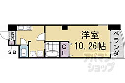 木屋町ビル 1Kの間取図画像