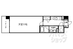 ナディア 1Kの間取図画像