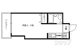 Gloire烏丸五条 ワンルームの間取図画像