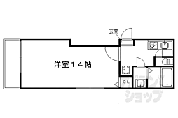 シュミート西洞院 1Kの間取図画像
