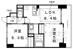 エステムプラザ京都聚楽第粋邸 7階/703