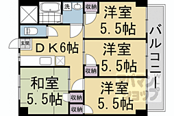 東和ハイツ本館 4DKの間取図画像