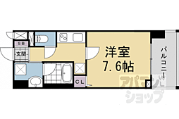 ベラジオレガシー京都西七条 1Kの間取図画像