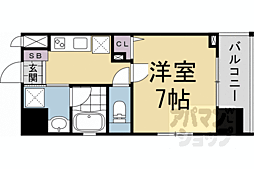ベラジオレガシー京都西七条 1Kの間取図画像