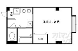 サン・ウィステリアかなげん 1Kの間取図画像