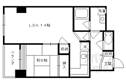 レトロマンション4 1LDKの間取図画像