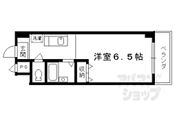 ビラ鈴木 1Kの間取図画像