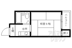 コーポG&S 1Kの間取図画像