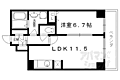サンクチュアリ山科6階8.2万円
