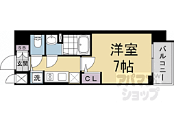 ベラジオレガシー葛野大路八条 1Kの間取図画像
