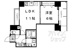 ベラジオ京都洛南2 1LDKの間取図画像